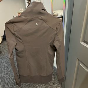 Grey Lululemon zip up, size  4